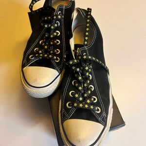 Converse Black All Star Ox Sneakers